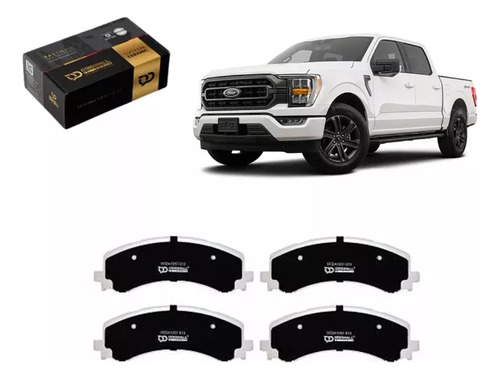 Pastilha Freio Dianteira Ceramica Ford F150 V8 5.0 Platinum E Lariat 2023 a 2025