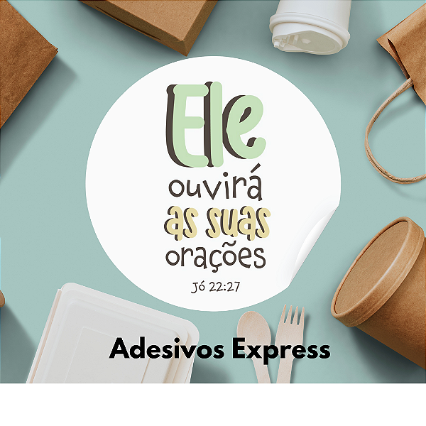 Adesivos ele ouvirá suas orações 1.000 unidades