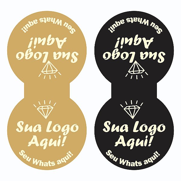 Adesivo Lacre Fecha Sacola Loja Comércio Personalizado