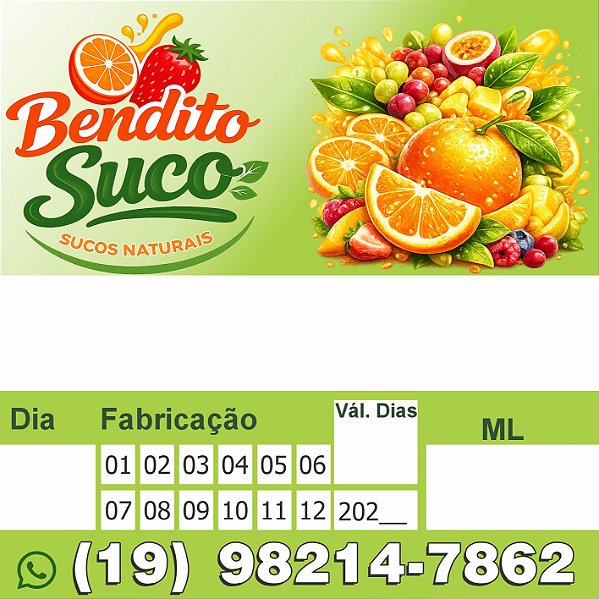 Rótulo Adesivo Brilho couchê Personalizado