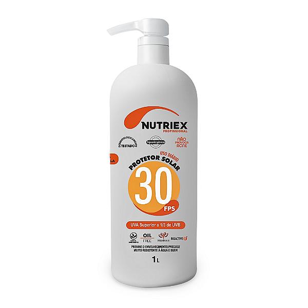 Protetor Solar FPS 30 Corporal NUTRIEX PROFISSIONAL 1 Litro
