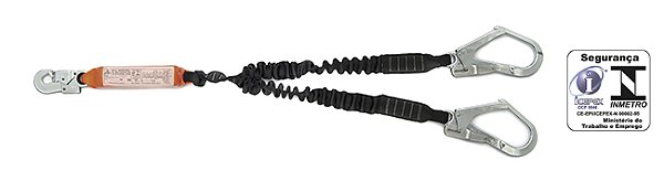 Talabarte Y Tubular absorvedor de Impacto CL A 55/18mm