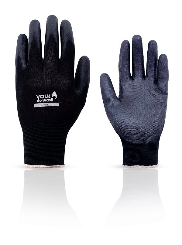 Luva Nylon PU Tatil Black CA 30916 Volk