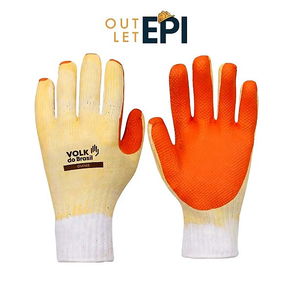 Luva Gladiador Orange Volk Ca 21367 Tam.G
