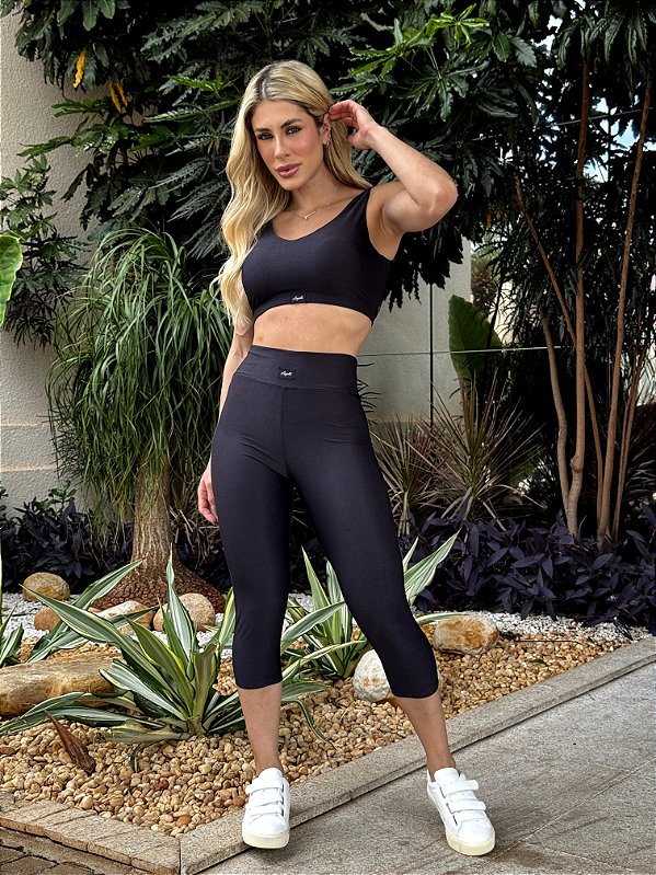 Conjunto Fitness Preto