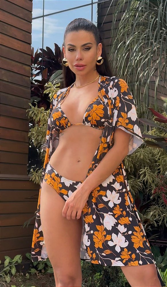 Saída Curta Floral