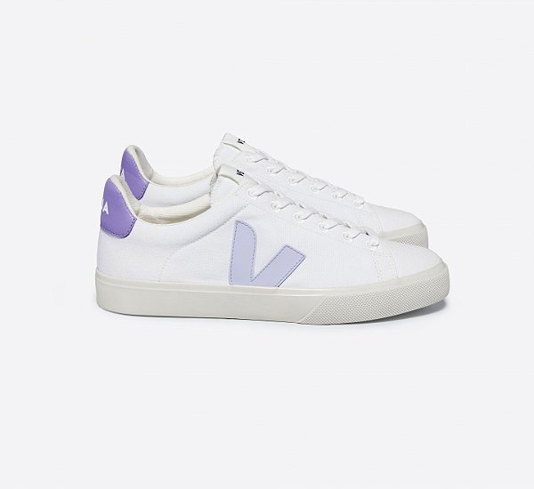 CAMPO CANVAS WHITE SWAN LAVANDE