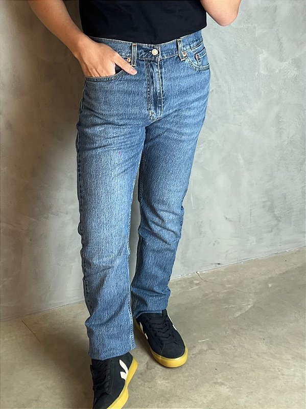 Calça Masculino Levi 505-Alta.Reta.Ziper 005052886