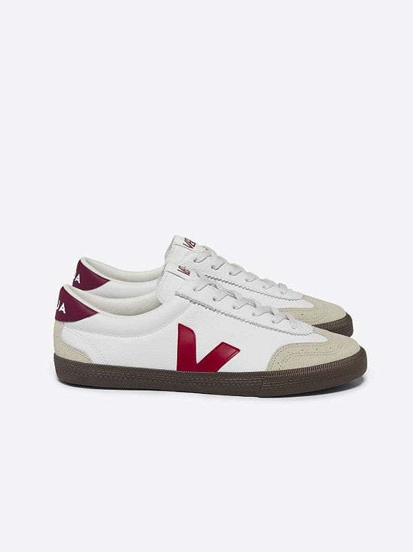TENIS VEJA VOLLEY LEATHER WHITE PEKIN BARK