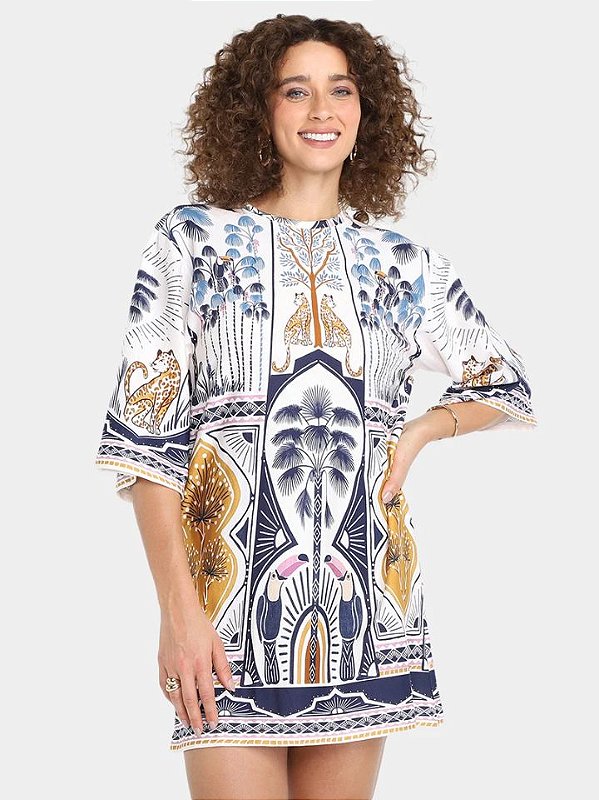 FARM VESTIDO TSHIRTS BIG CHAPADA DOS VEADEIROS