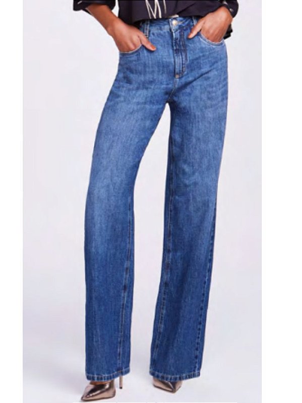 MONNARI CALCA FEM WIDE LEG JEANS