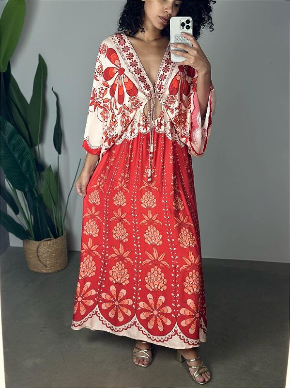 FARM VESTIDO MIDI 336878