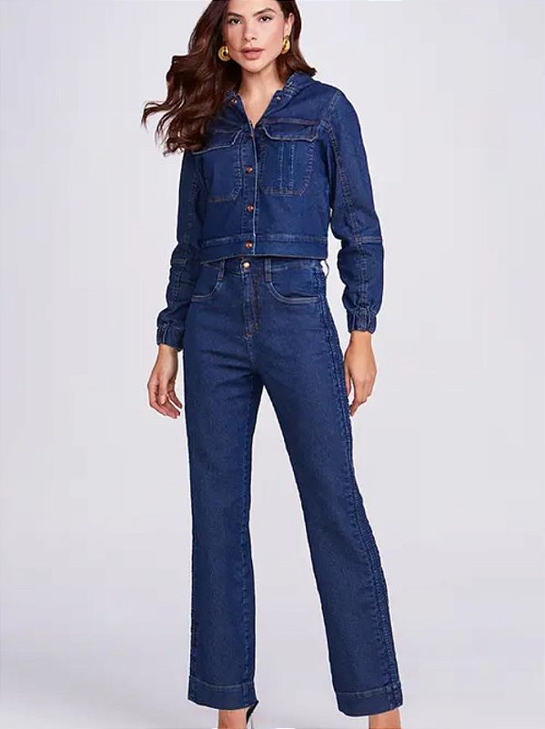 CALCA  JEANS RETA  CLM4861