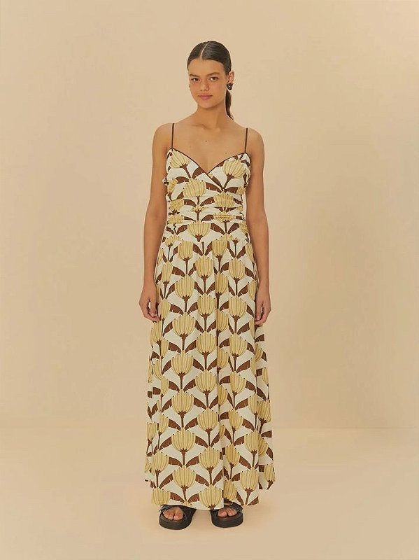 FARM VESTIDO BANANA MIDI 337997