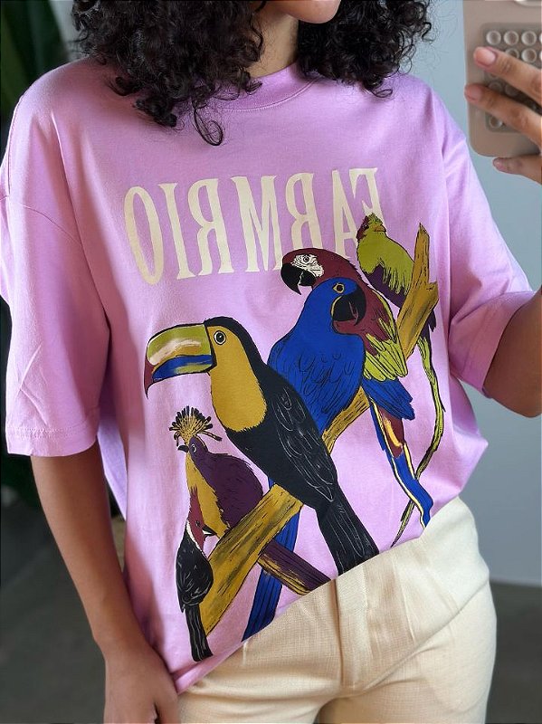Farm Tshirt Feminina  344901 Lilas
