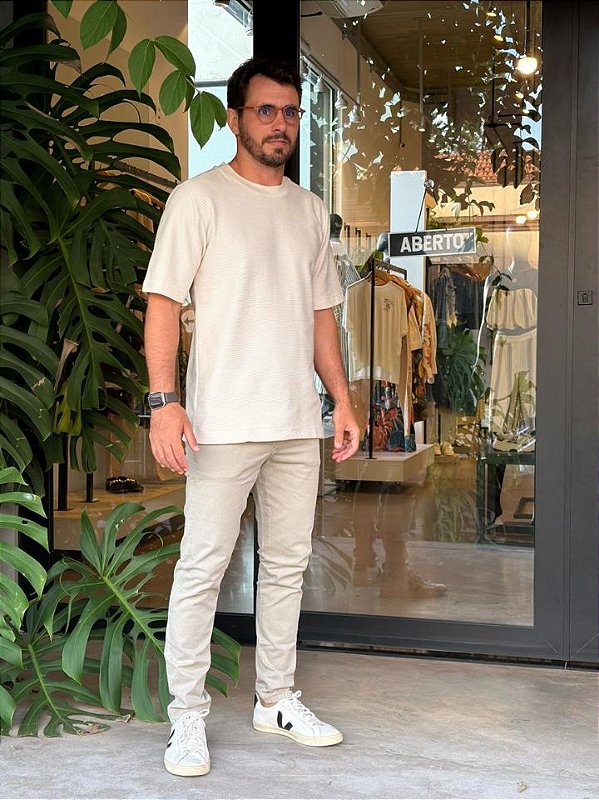 Tshirt Masculina M/C 4381 Off White