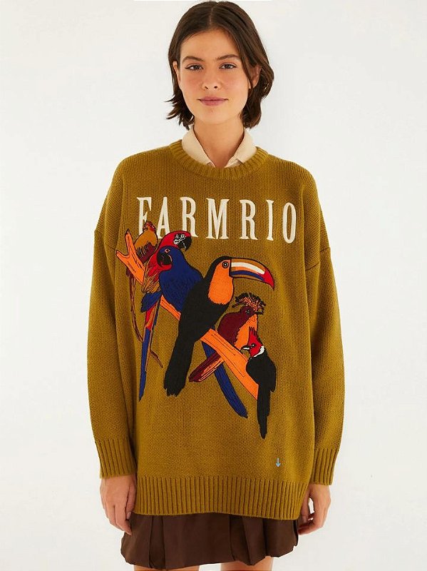 Farm Tricot Fem. M/L, M/C. Alca 344241 Verde Azeitona