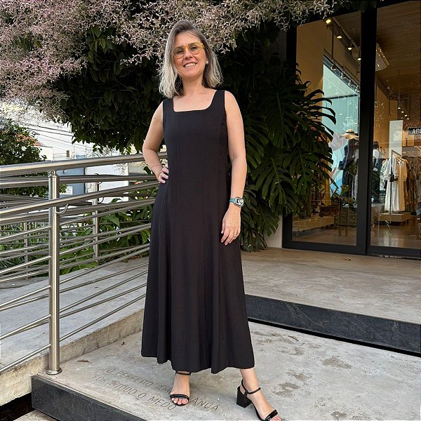 Viber Vestido Midi 6200522 Preto