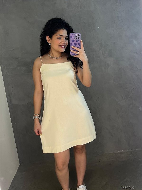 Dress To Vestido Curto 01332350 Bege Claro