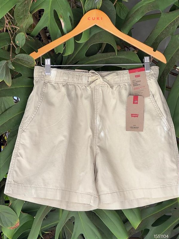 Levis Shorts Elastico (Sarja, Jeans, Limho) A73660049 Bege Claro