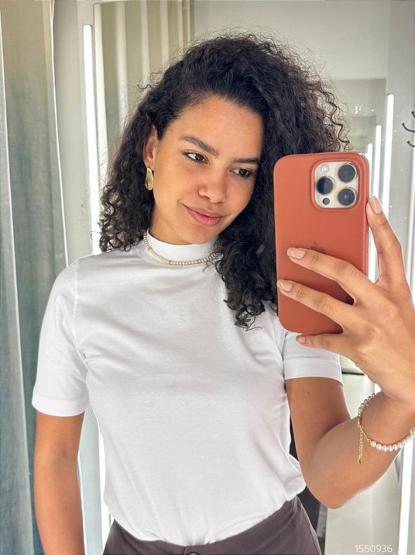 Cuki Blusa Fem Malha M/C  061 Branco