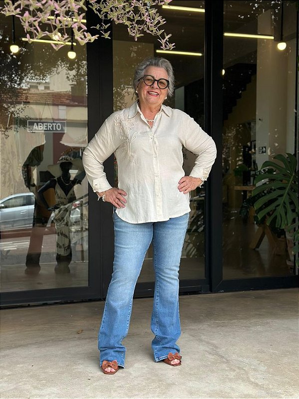 Pele Macia Camisa Fem M/L 12400 Natural