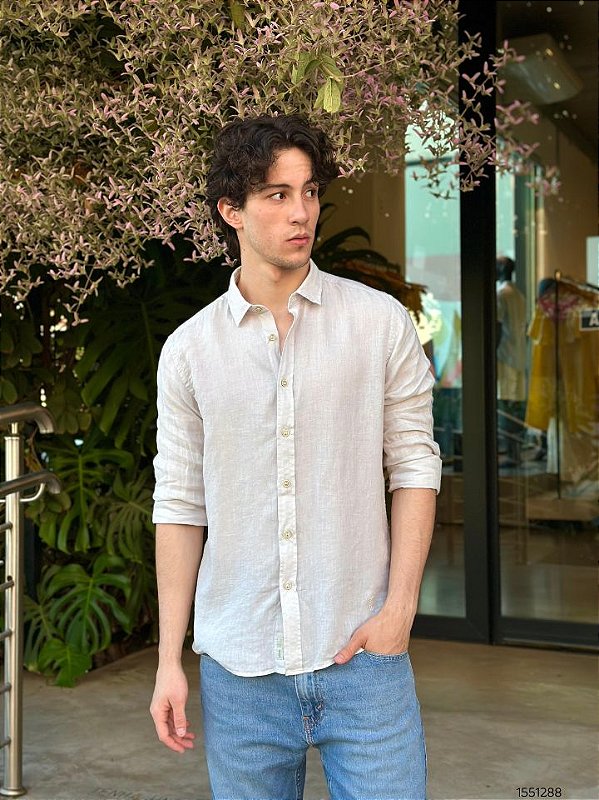 Pineapple Camisa Masc M/L 19Cm005 Azul Claro