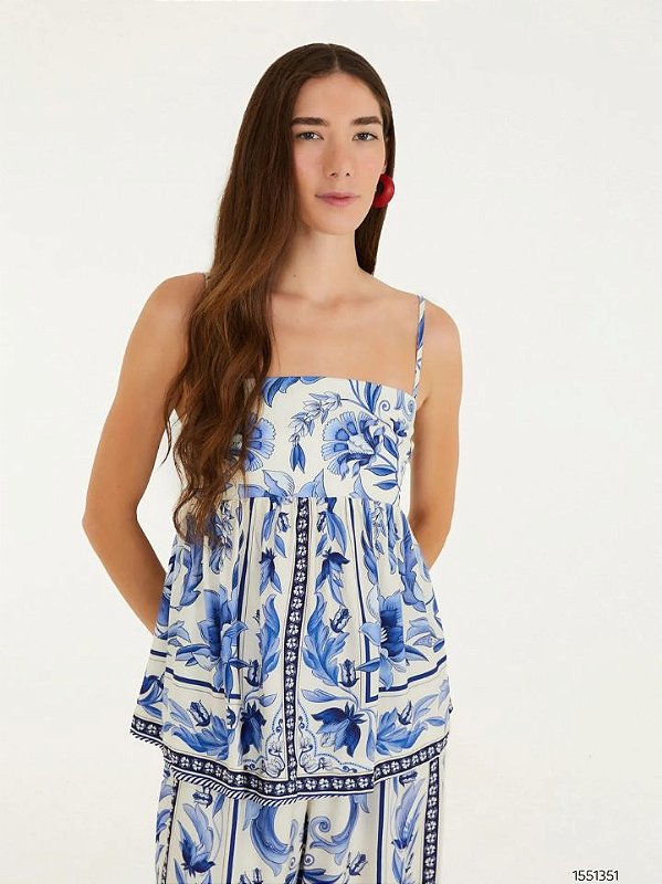 Farm Blusa  352116 Azul