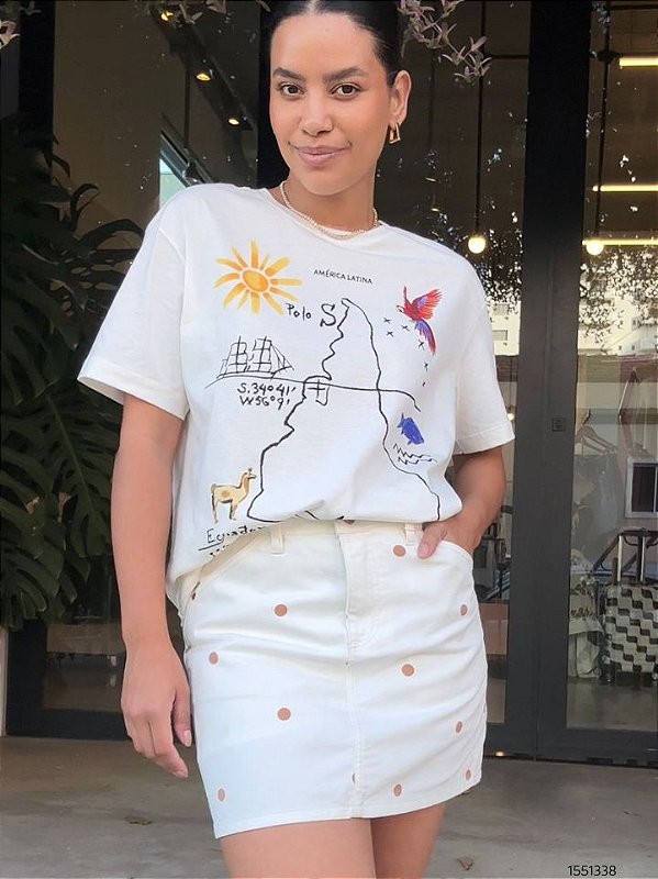 Farm Tshirt Fem  339948 Off White