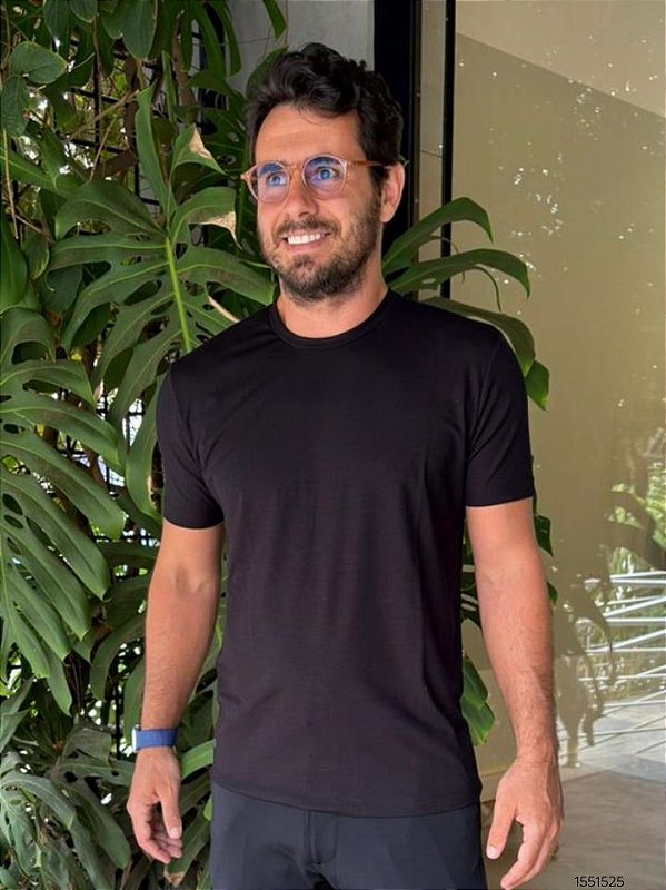 King &Joe Tshirt Masc. M/C Ca01019j Preto