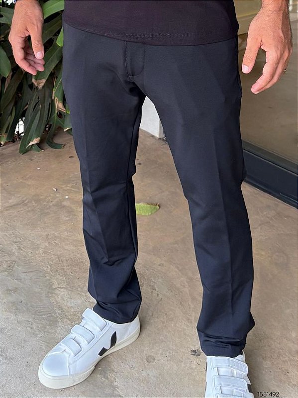 King &Joe Calca Masc Color   Cl01017j Preto