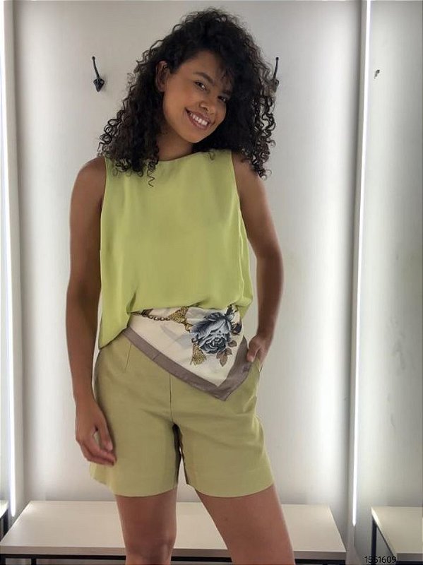 Gatos E Atos Regata Tecido  G3221 Off White