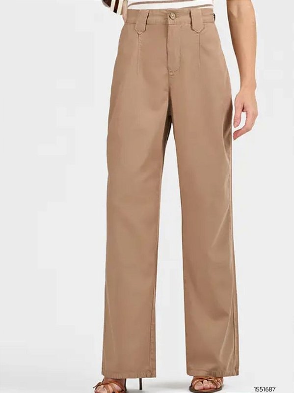 Monnari Calca Fem Wide Leg Jeans E Color,Social Csm5555 Mocha Mousse