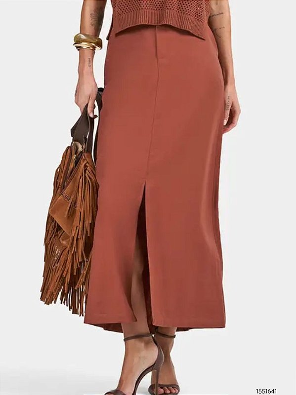 Monnari Saia Midi Sp5263 Conhaque