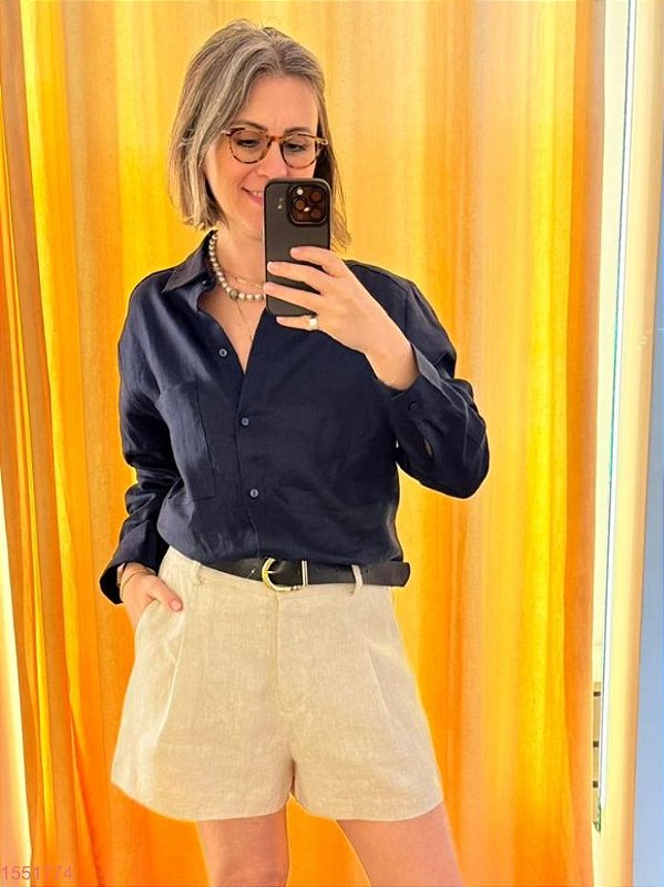 Nakepe Shorts E Bermudao Fem Social 5254 Ocre