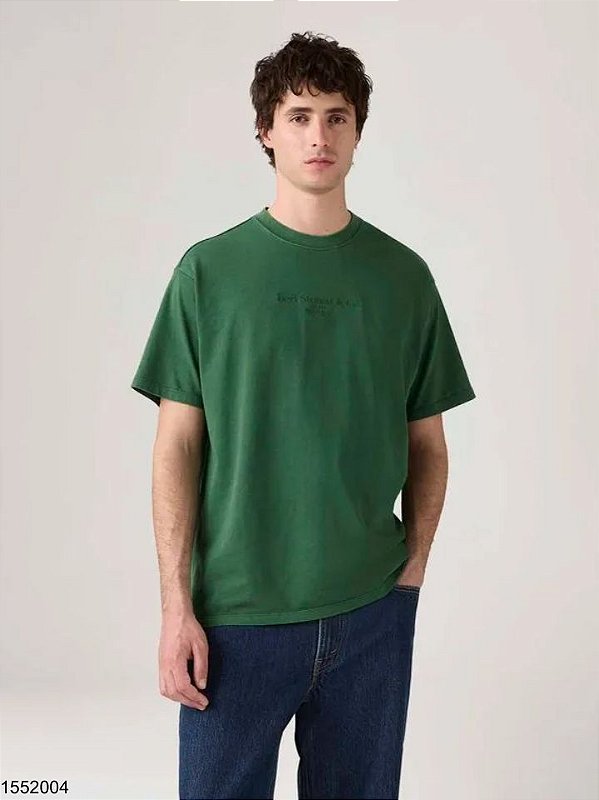 Levis Tshirt Masc. M/C Lb0013258 Verde Bandeira