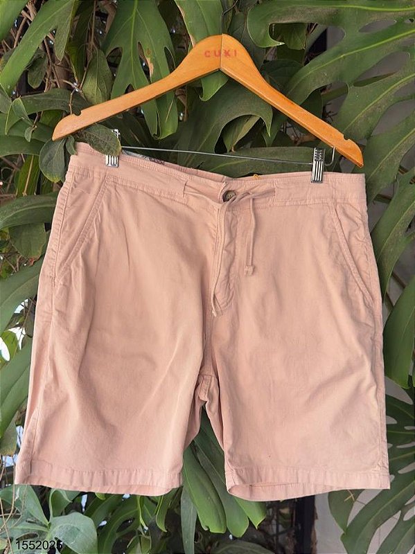 Pineapple Bermuda Masc.Color Walk (Linho,Sarja) 19Bm011 Rose