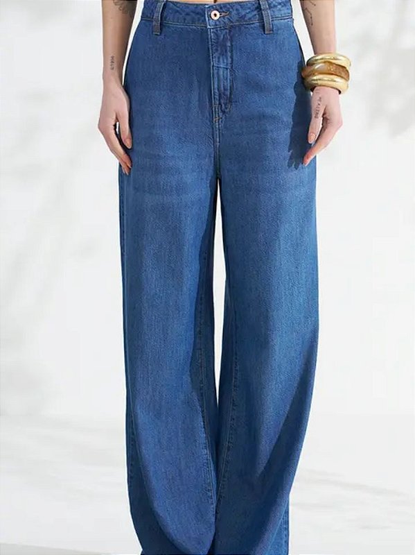 MONNARI CALCA FEM WIDE LEG JEANS E COLOR,SOCIAL CJM5893