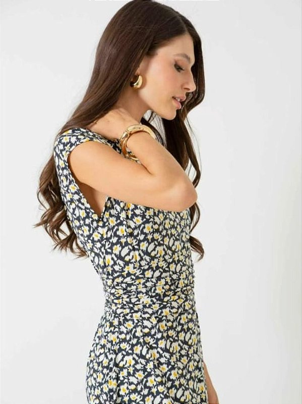 Nice Club Vestido Midi 821 Preto