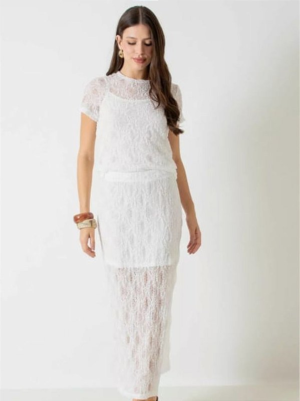 Nice Club Saia Midi 942 Branco