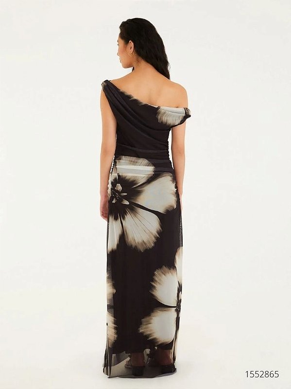 Farm Vestido Midi 347708 Preto