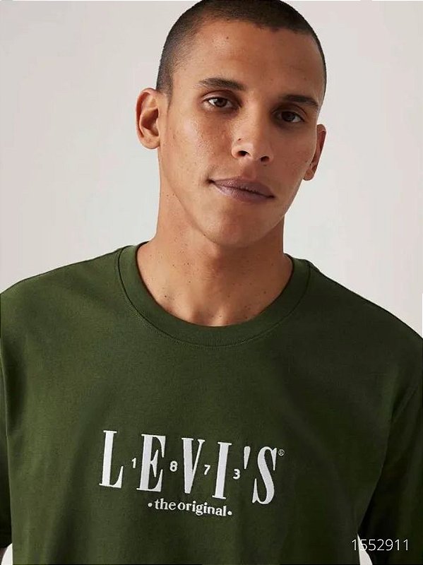 Levis Tshirt Masc. M/C Lb0013223 Verde Musgo