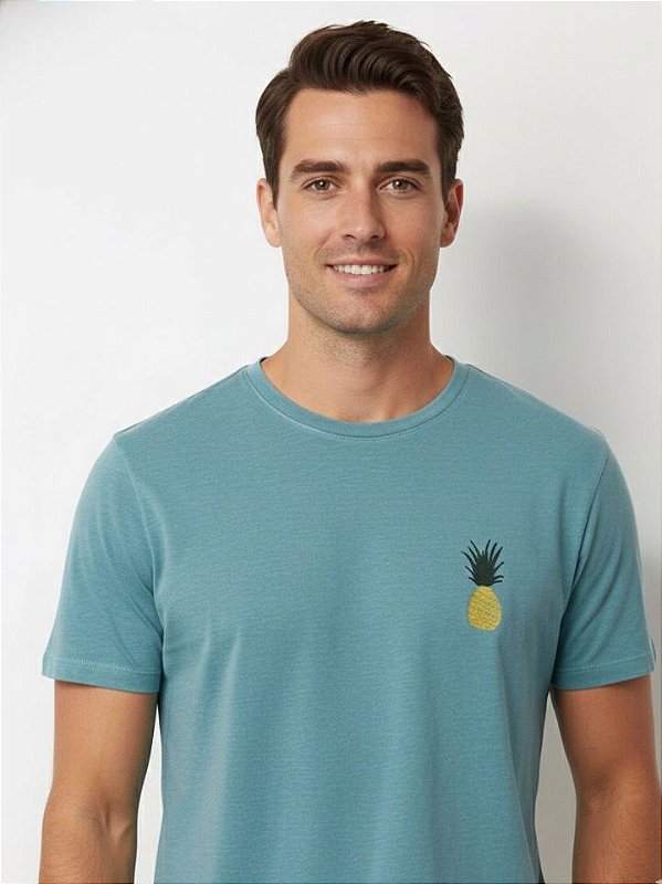 Melty Tshirt Masc. M/C Tsw03125 Azul Medio