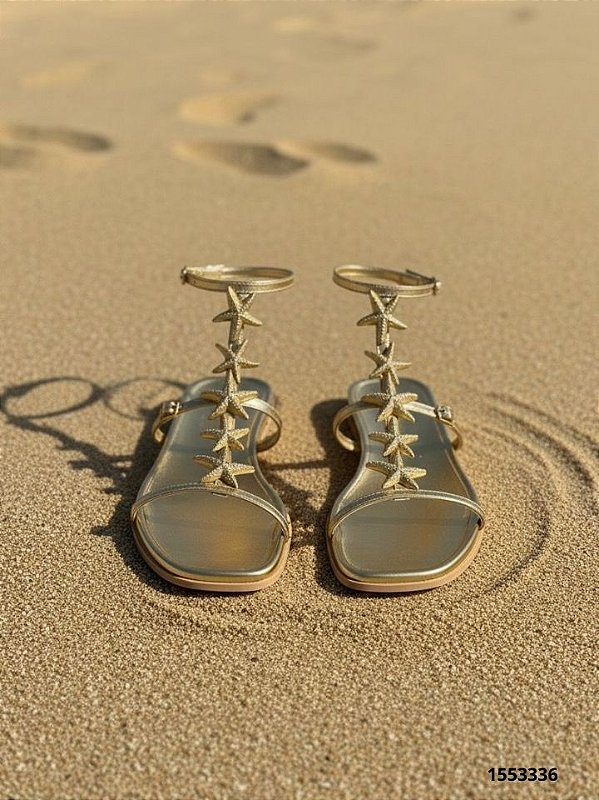 C.Shoes Sandalia 11979 Dourado