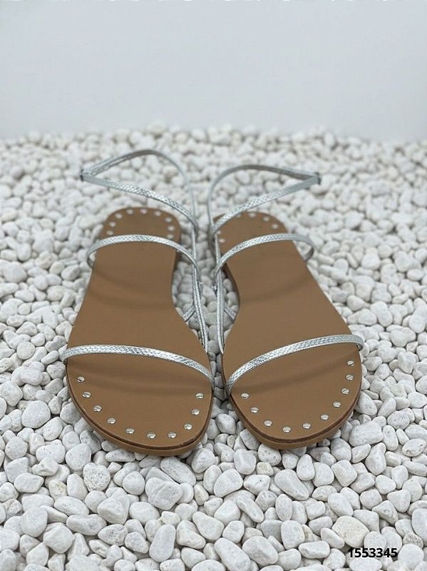 C.Shoes Sandalia 11689 Prata