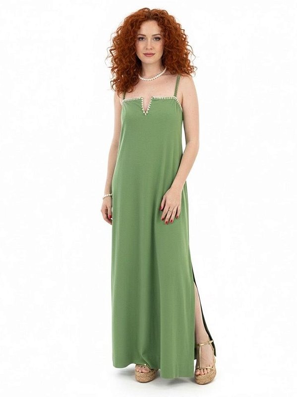 Dress To Vestido Longo 01332334 Verde