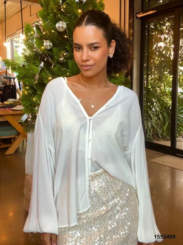 Manaca Camisa Fem M/L 262 Off White