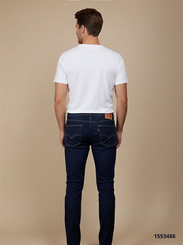 Levis 510 Masc. Inter.Skinny.Ziper 055100732 Jeans Amaciado