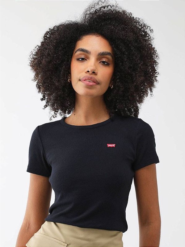 Levis Blusa Fem Malha M/C  A74190014 Preto
