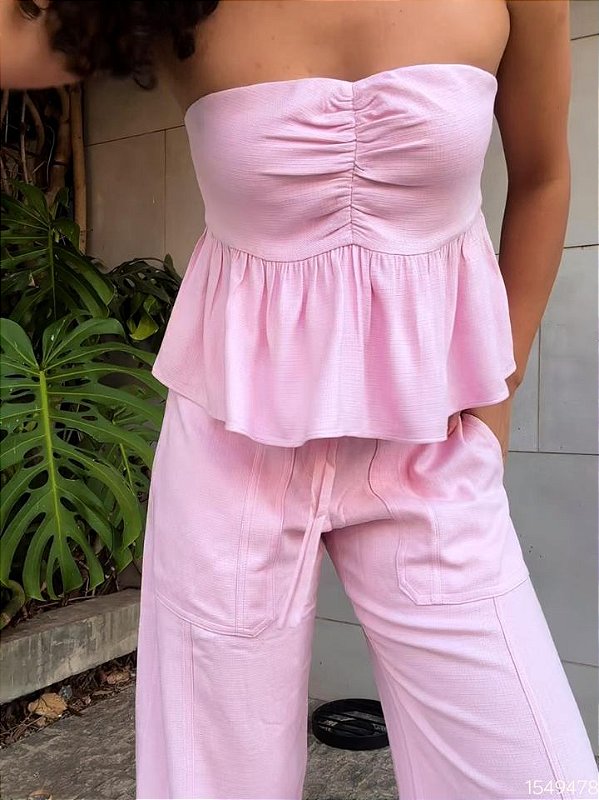 Hit Cropped Fem  B26023 Rosa